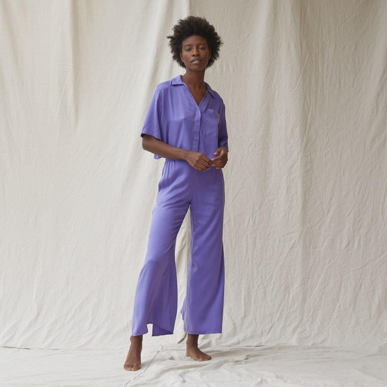 silk jogger pajamas